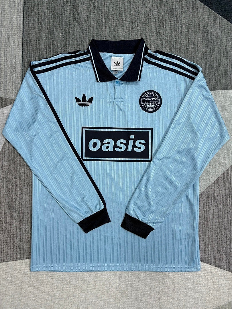 Maglia Manica Lunga Oasis Azzurra adidas Originals - fronte