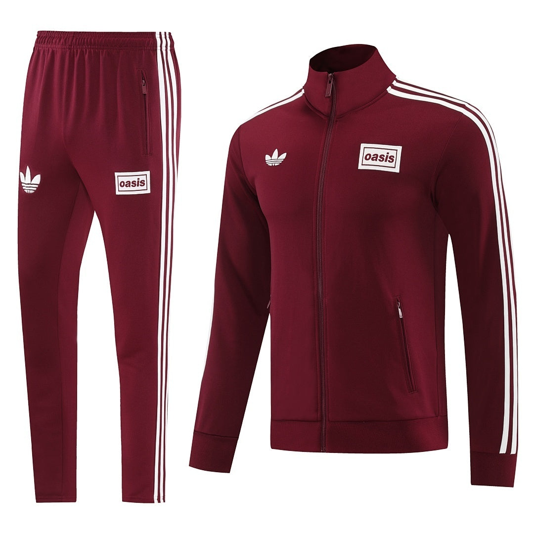 Tuta Oasis Bordeaux adidas Originals - fronte