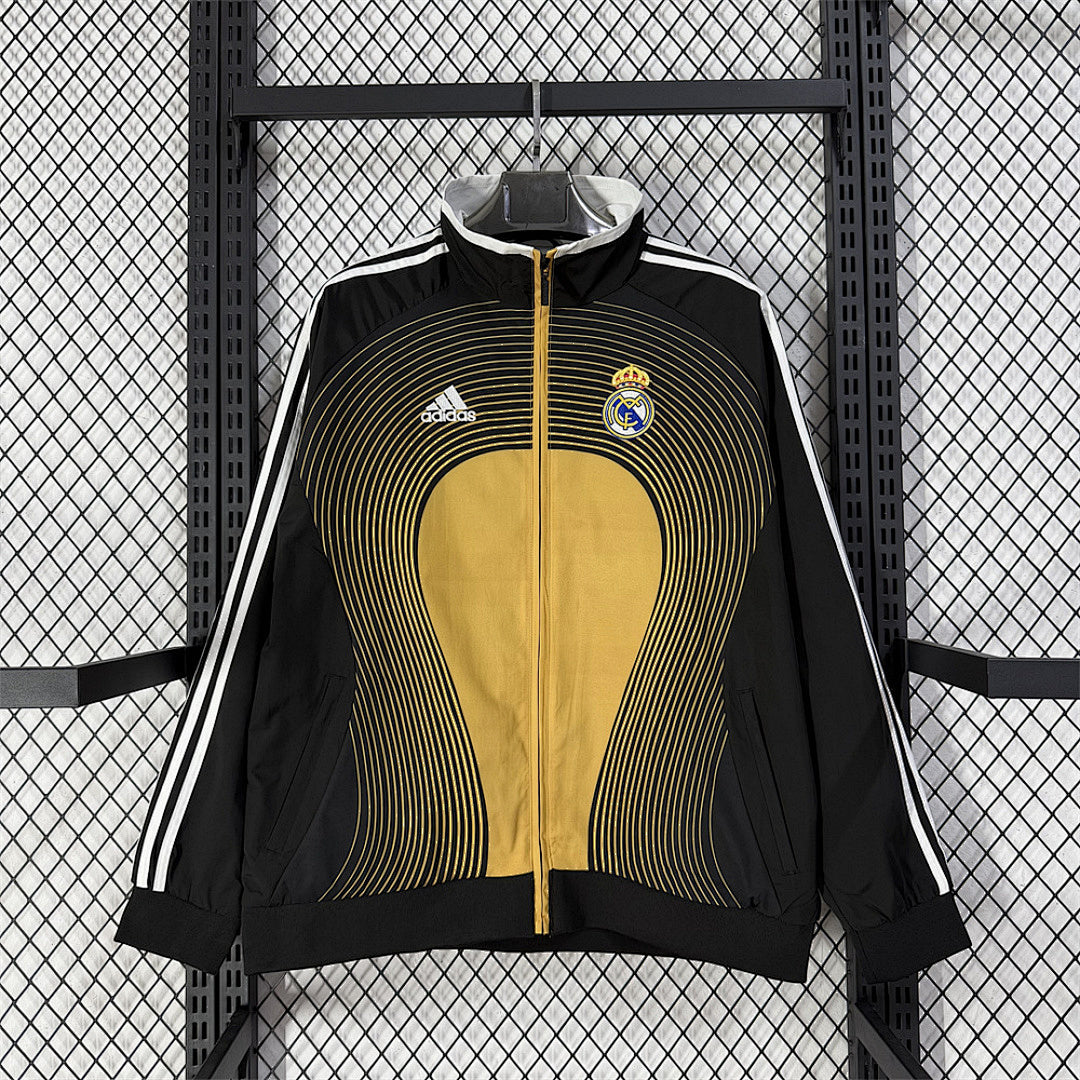 Real Madrid 2026/27 Windbreaker Jacket black and gold