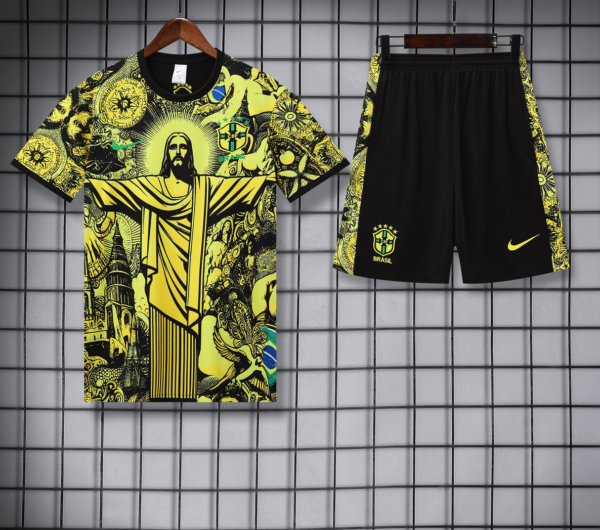 TRIKOT+SHORTS BRASILIEN SONDERAUSGABE