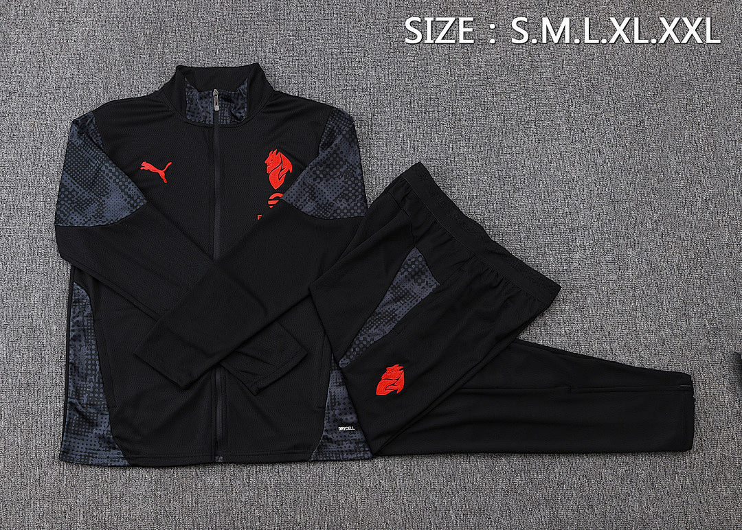 Milan 2026/27 Tracksuit Kids black and grey