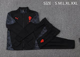 Milan 2026/27 Tracksuit Kids black and grey