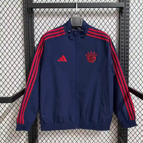 BAYERN MUNICH 2026/27 WINDBREAKER JACKET - Navy/Red