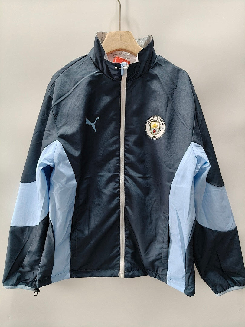 Manchester City 2026/27 Windbreaker Jacket navy and light blue