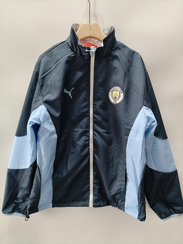 Manchester City 2026/27 Windbreaker Jacket navy and light blue