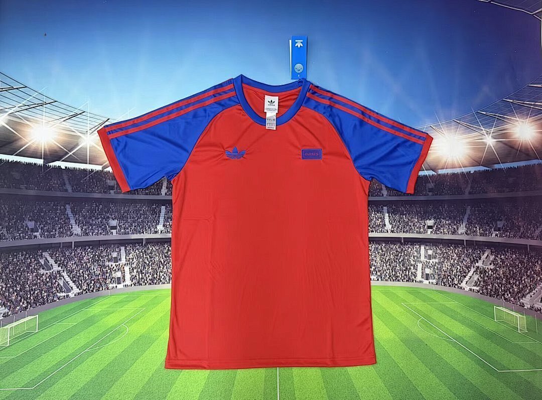Maglia Oasis Rosso/Blu adidas Originals - fronte