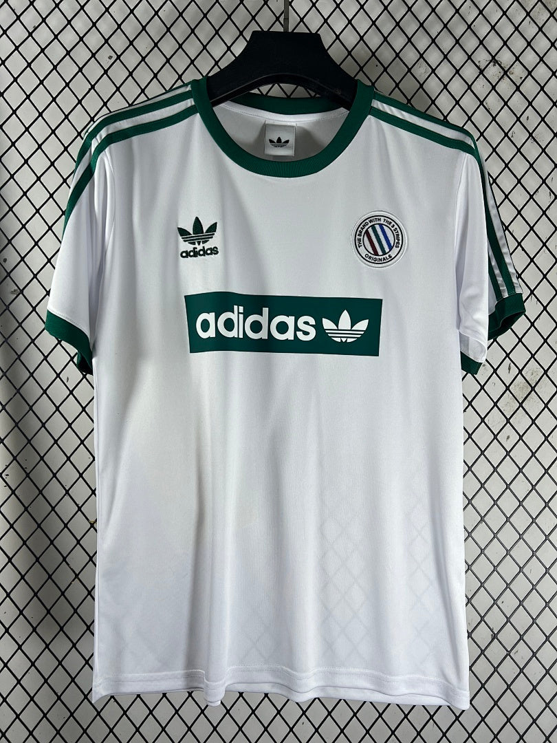 Maglia Oasis Bianca/Verde adidas Originals - fronte