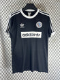 Maglia Oasis Nera Ringer adidas Originals - fronte