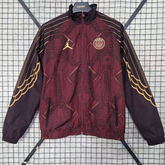 Paris 2026/27 Windbreaker Jacket burgundy