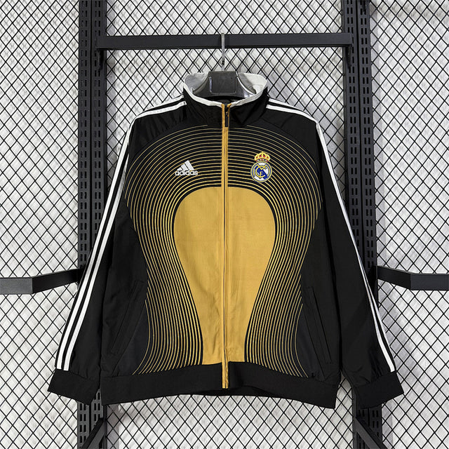 Real Madrid 2026/27 Windbreaker Jacket black and gold