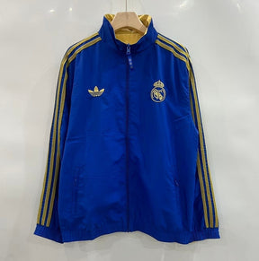 Real Madrid 2026/27 Windbreaker Jacket blue and gold