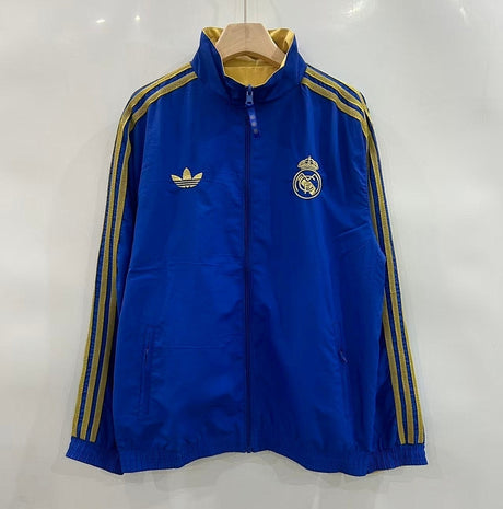 REAL MADRID 2026/27 WINDBREAKER JACKET - Blue/Gold