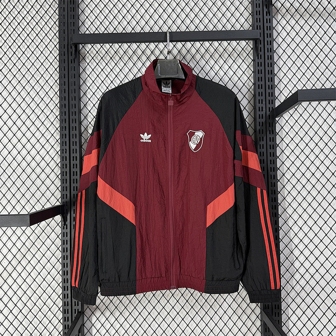 River Plate 2026/27 Windbreaker Jacket burgundy