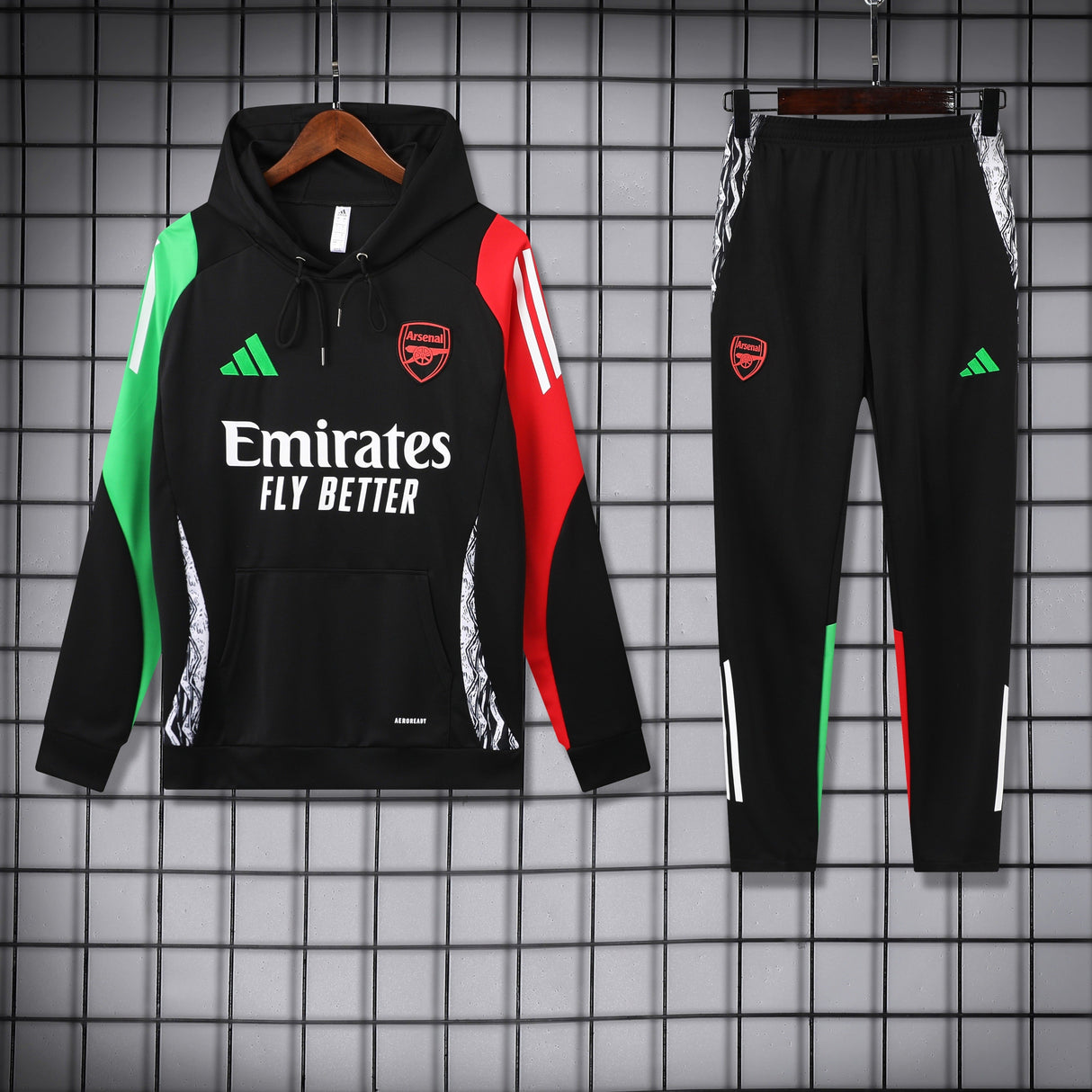Tuta Arsenal Nuova 2025 Verde&Rosso