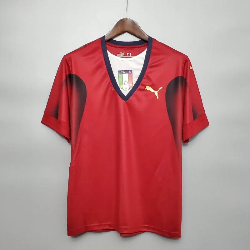 Italy 2006 Retro Jersey red