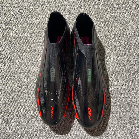ADIDAS F50 HYPERFAST ELITE LACELESS - Preto/Vermelho