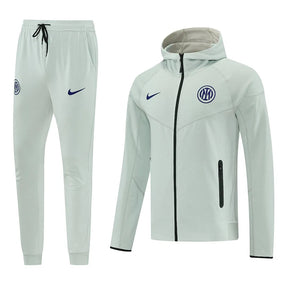 Inter 2026/27 Hooded Tracksuit - Light Grey