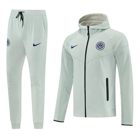Inter 2026/27 Tuta con Cappuccio - Grigio Chiaro