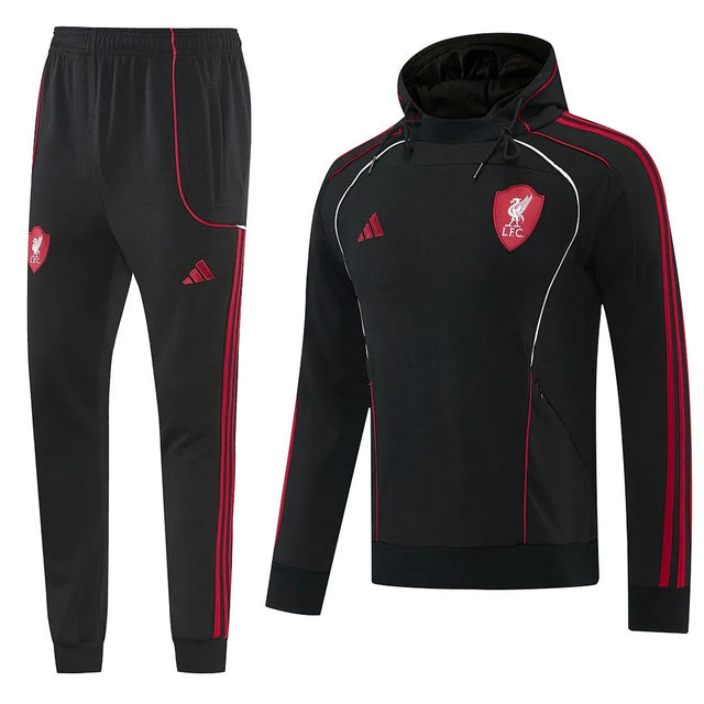 Liverpool 2026/27 Hooded Tracksuit - Black