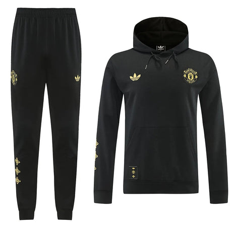 Manchester United 2026/27 Survêtement à Capuche - Noir