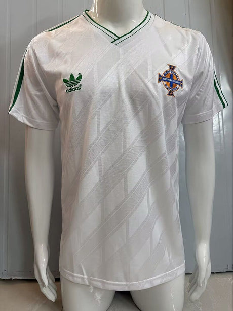 NORTHERN IRELAND 1986 HOME RETRO JERSEY - White