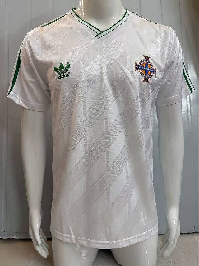 NORTHERN IRELAND 1986 HOME RETRO JERSEY - White