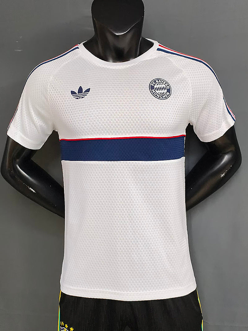 BAYERN MUNICH 2026/27 RETRO STYLE JERSEY - White, Player Version
