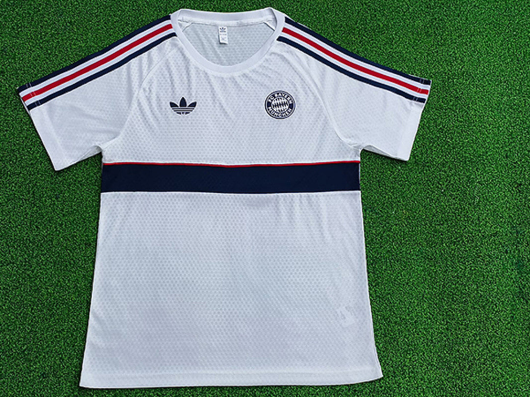 BAYERN MUNICH 2026/27 RETRO STYLE JERSEY - White, Player Version