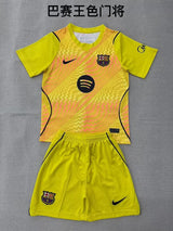 BARCELONA 2026/27 GOALKEEPER KIT KIDS - Yellow/Orange