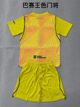 BARCELONA 2026/27 GOALKEEPER KIT KIDS - Yellow/Orange