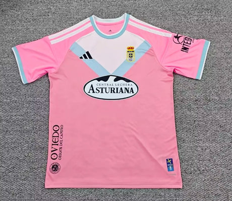 REAL OVIEDO 2026/27 TREDJETRØJE - Lyserød