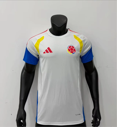 COLOMBIA 2026/27 MAGLIA PRE-PARTITA - Bianco, Blu, Versione giocatore