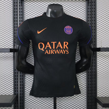PARIS SAINT GERMAIN 2026/27 AUFWÄRMTRIKOT - Schwarz, Spielerversion