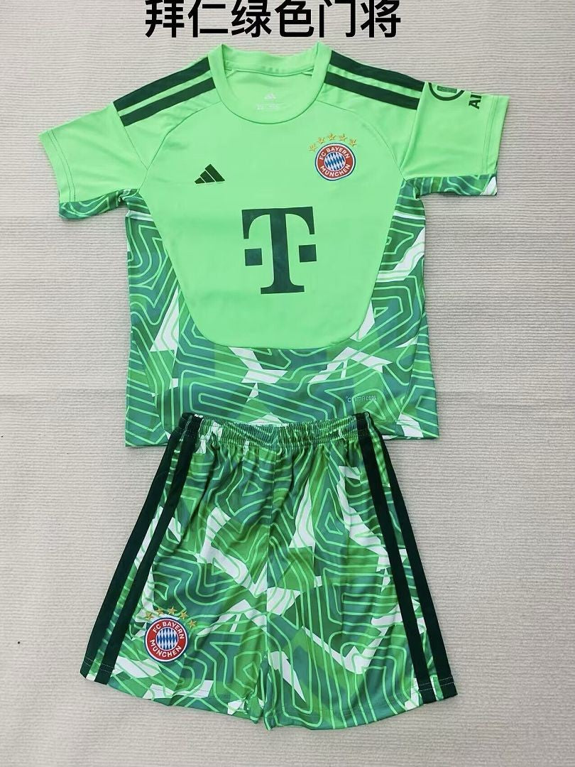 BAYERN MUNICH 2026/27 GOALKEEPER KIT KIDS - Green