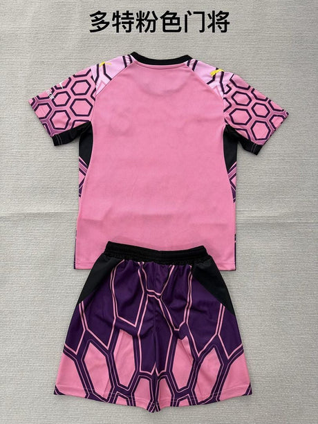 BORUSSIA DORTMUND 2026/27 GOLEIRO KIT INFANTIL - Rosa