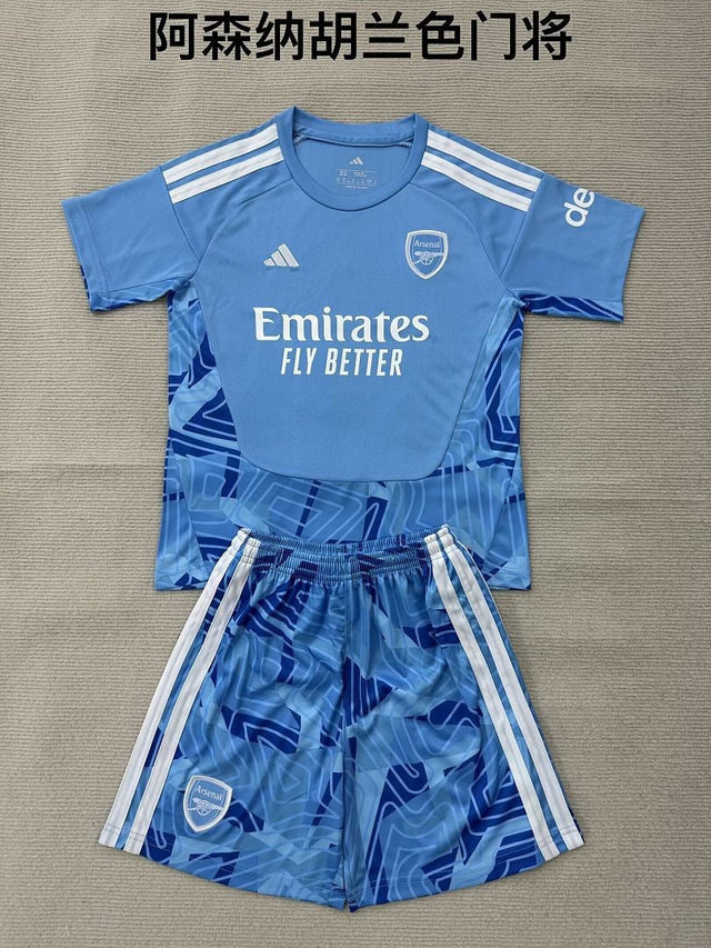 ARSENAL 2026/27 GOALKEEPER KIT KIDS - Blue