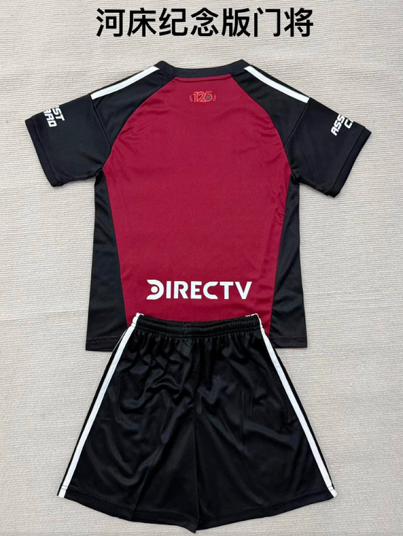 RIVER PLATE 2026/27 GOALKEEPER KIT KIDS - Red, Black