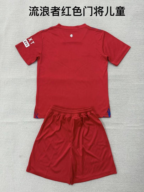RANGERS 2026/27 GOALKEEPER KIT KIDS - Red