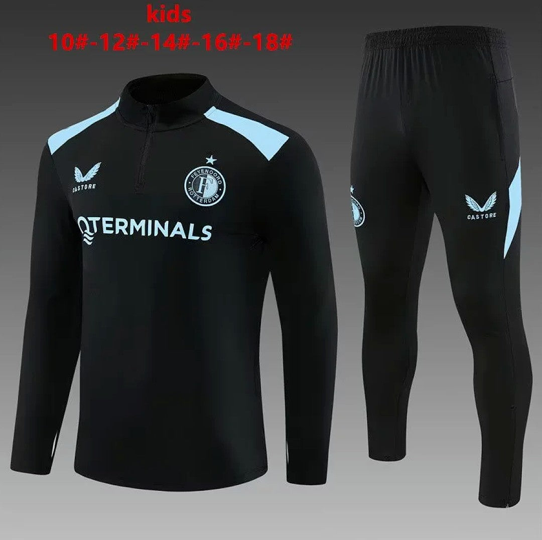 FEYENOORD 2026/27 TRACKSUIT KIDS - Black