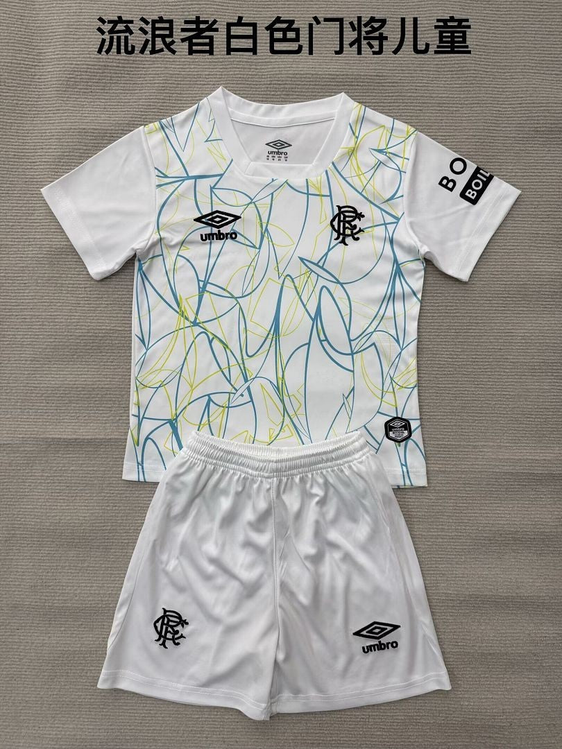 RANGERS 2026/27 GOALKEEPER KIT KIDS - White