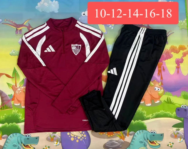 SEVILLA 2026/27 TRACKSUIT KIDS - Red