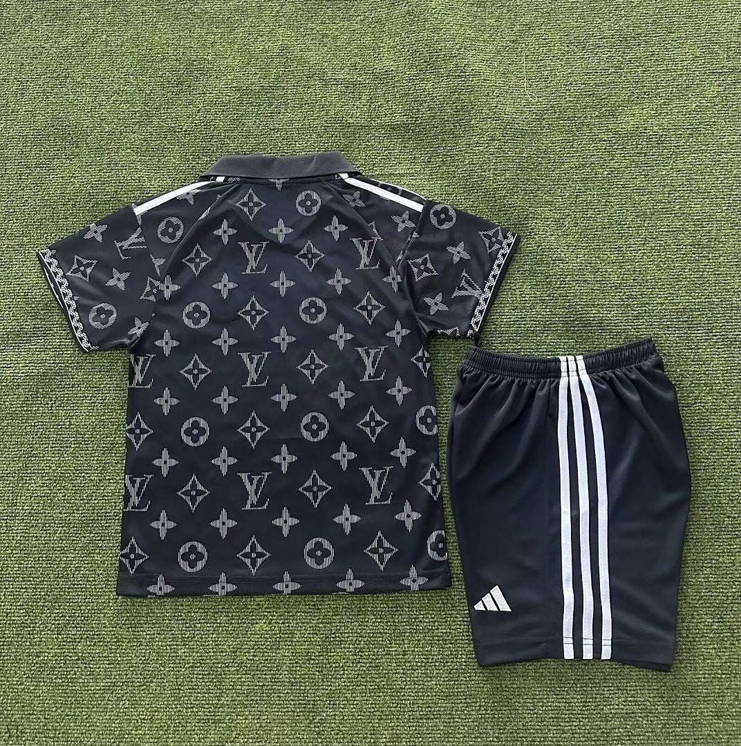 REAL MADRID 2026/27 SPECIAL EDITION KIT KIDS - Black, LV Version