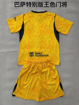 BARCELONA 2026/27 GOALKEEPER KIT KIDS - Yellow
