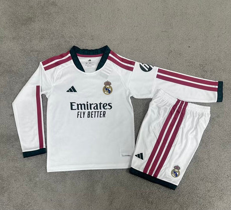 REAL MADRID 2026/27 KIT DOMICILE ENFANT - Manches longues