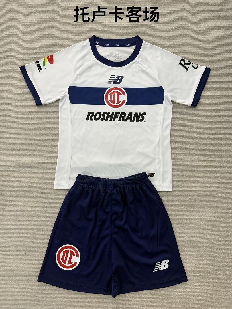 TOLUCA 2026/27 AWAY KIT KIDS - White