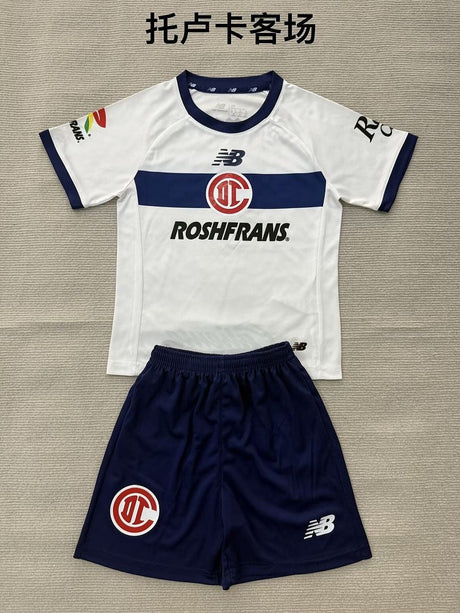 TOLUCA 2026/27 AWAY KIT KIDS - White