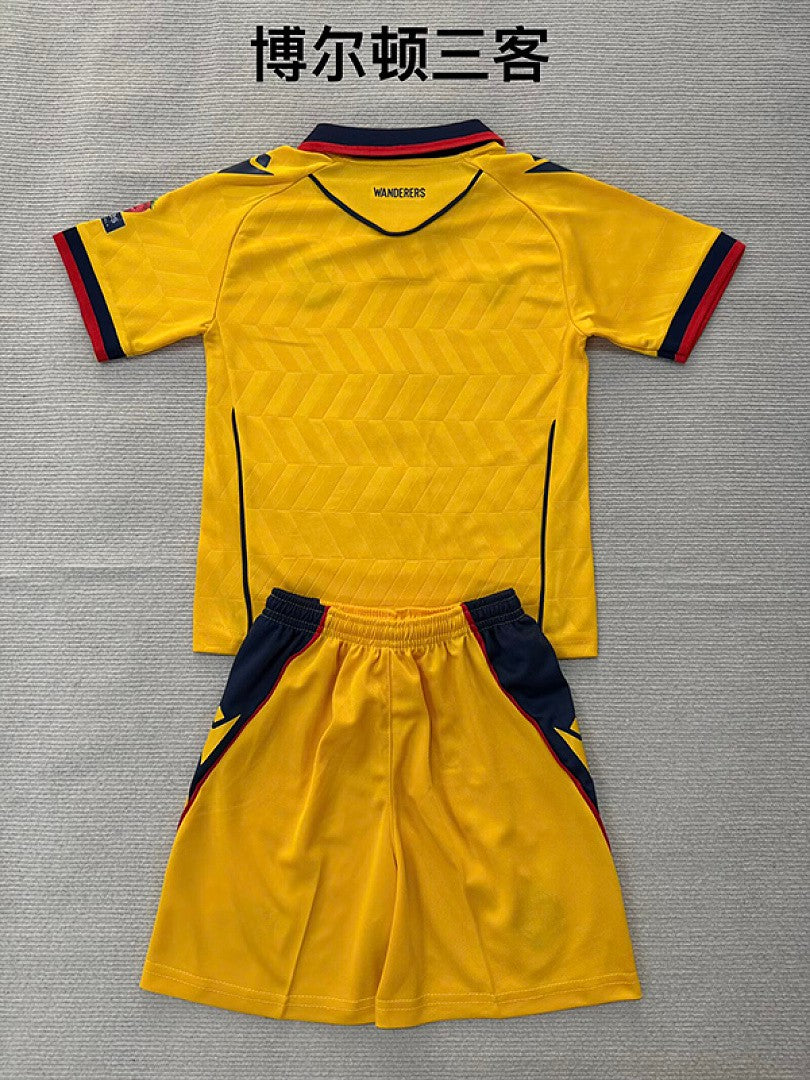 BOLTON 2026/27 THIRD KIT KIDS - Yellow