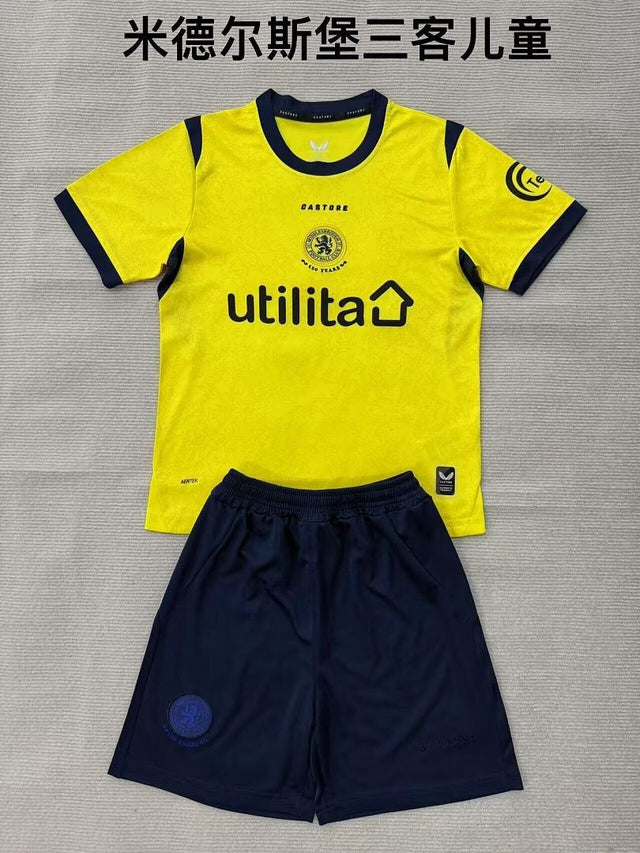 MIDDLESBROUGH 2026/27 THIRD KIT KIDS - Yellow