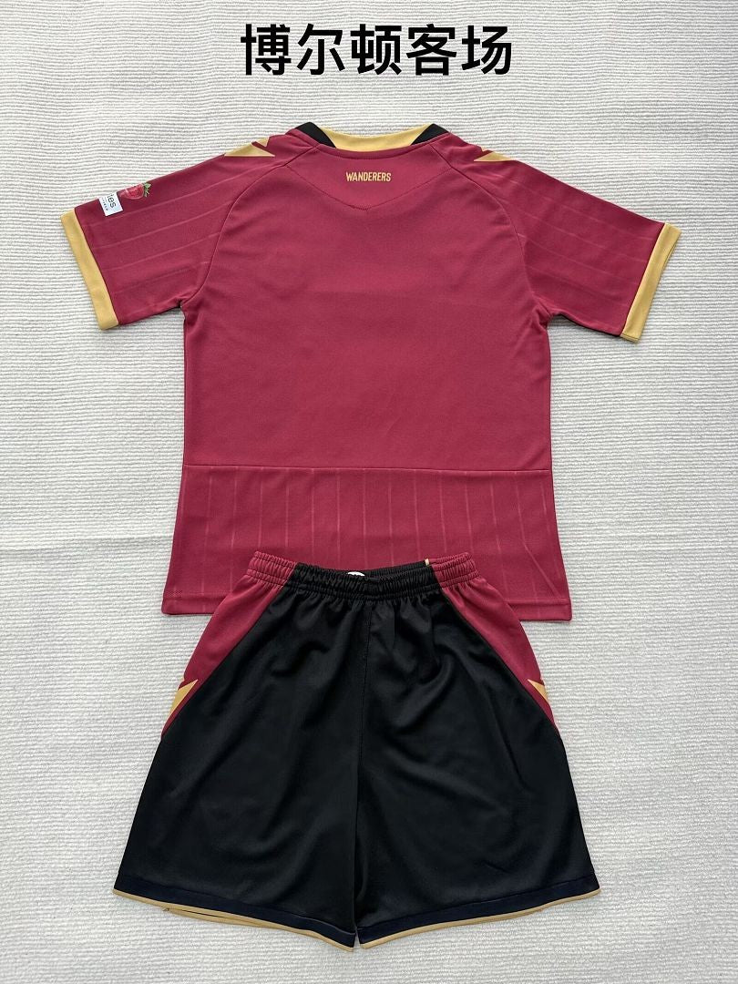 BOLTON 2026/27 AWAY KIT KIDS - Red