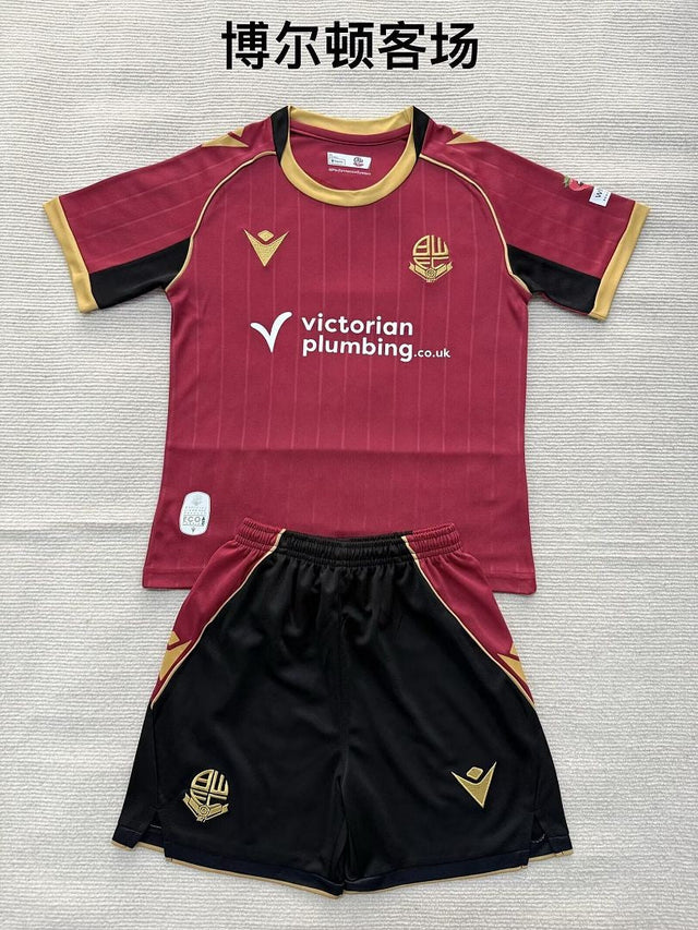 BOLTON 2026/27 AWAY KIT KIDS - Red